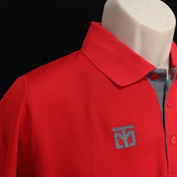 Mooto Mens USWC Taekwondo Referee Polo Shirt S Small M160 Red US World Class EUC - Picture 6 of 10
